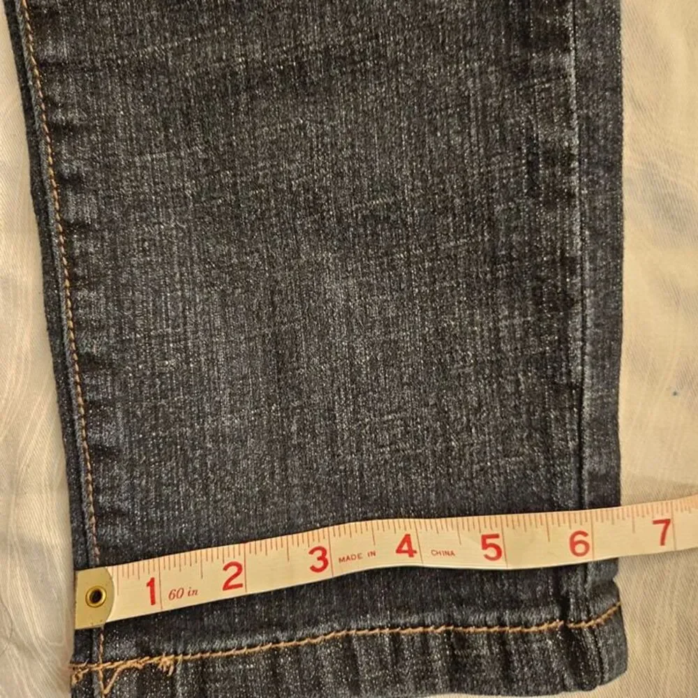 Flavour Bubblegum Jeans 8P Regular Dark Wash 8 Petite Short New NWT Y2K Zipper - Picture 9 of 9
